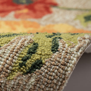 Trans Ocean Liora Manne Ravella Icelandic Poppies Area Rug - Stunning Botanical Design For Indoor/Outdoor Spaces Natural Polypropylene,Acrylic Rvl46227212