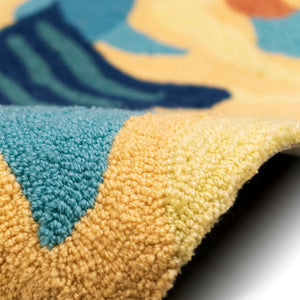 Trans Ocean Liora Manne Ravella Ocean View Hand-tufted Area Rug For Indoor/Outdoor Spaces - Stylish & Durable Blue Polypropylene,Acrylic Rvlr5227503