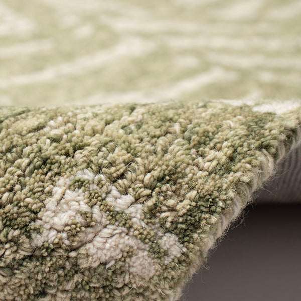 Trans Ocean Liora Manne Savannah Indoor Area Rug - Luxurious Hand-tufted Wool Botanical Design For Elegance Sage Wool Pile Svh46950016