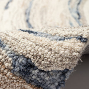 Trans Ocean Liora Manne Savoy Big Wave Indoor Area Rug - Hand-tufted Wool With Contemporary Ocean Design Blue Wool Svy71687003