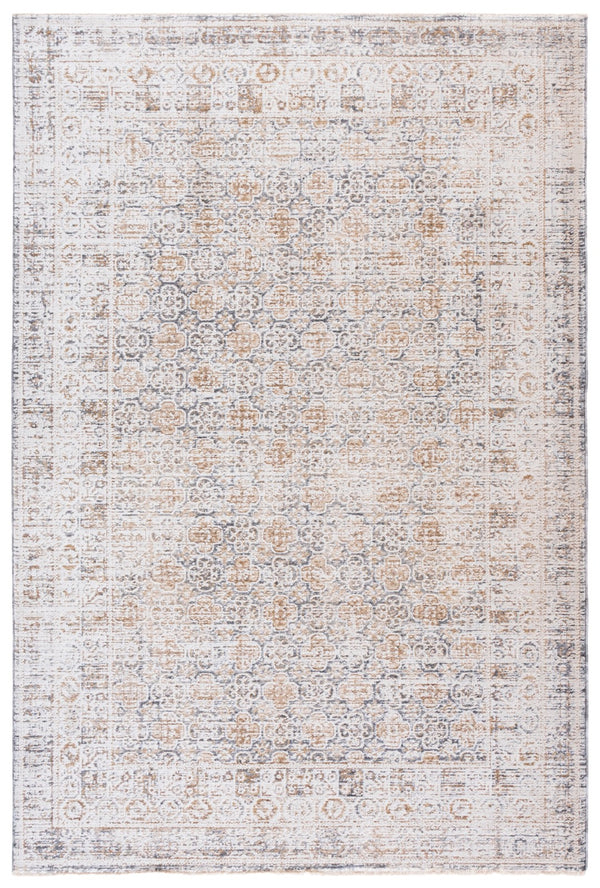 Safavieh Romance Luxurious Area Rug In Serene Shades For Modern And Traditional Decor - Crafted In Turkey Ivory ,Grey Brown Polyester Pile Rom300f-8