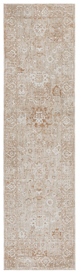 Safavieh Romance Neutral Beige & Ivory Runner Rug — Power-Loomed Turkish Polyester Pile For Soft Durability 2'-0" x 8'-0" ROM310B-28