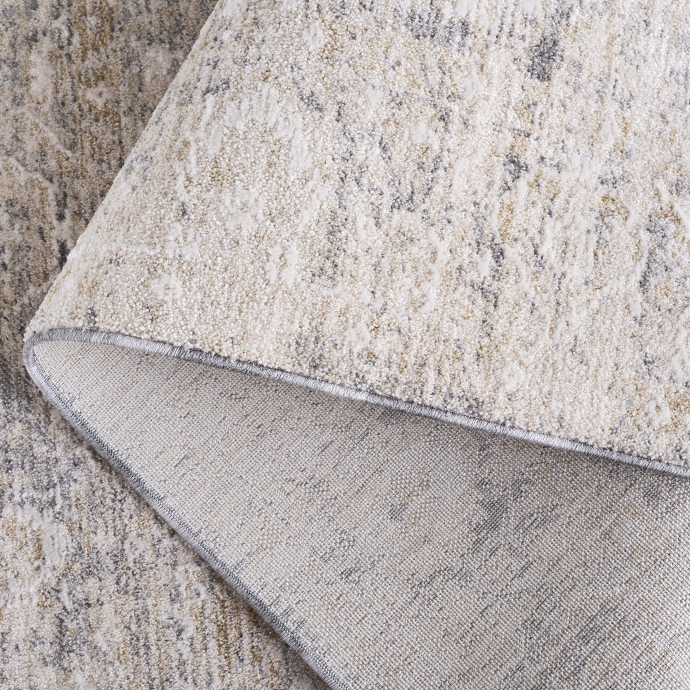 Safavieh Romance Contemporary Grey & Ivory Runner Rug — Low-Profile, Stain-Resistant Polyester Pile, Turkish Craftsmanship 2'-0" x 8'-0" ROM310F-28