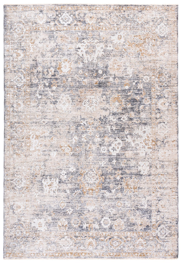 Safavieh Romance Medium Rectangle Area Rug - Grey & Ivory, 5'3" X 7'6", Stylish Transitional Design, Durable Comfort Grey ,Ivory Polyester Pile Rom310f-5