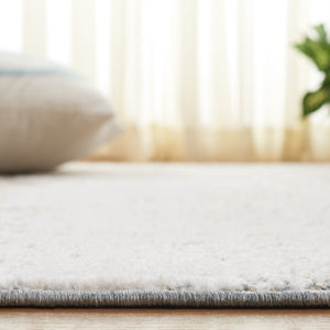 Safavieh Romance Blue Beige Ivory Runner — Low-Profile Durable Power-Loomed Hallway Rug, Transitional Style 2'-0" x 8'-0" ROM312M-28