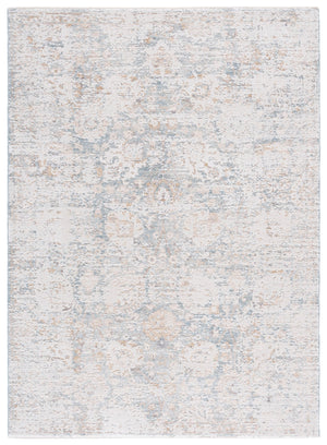 Safavieh Romance Blue Beige Ivory Runner — Low-Profile Durable Power-Loomed Hallway Rug, Transitional Style 2'-0" x 8'-0" ROM312M-28