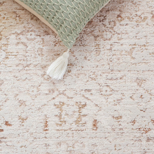 Safavieh Romance Ivory Beige Transitional Runner Rug - Low-Profile 1/4" Pile, Power-Loomed Turkish Durability 2'-0" x 8'-0" ROM314A-28