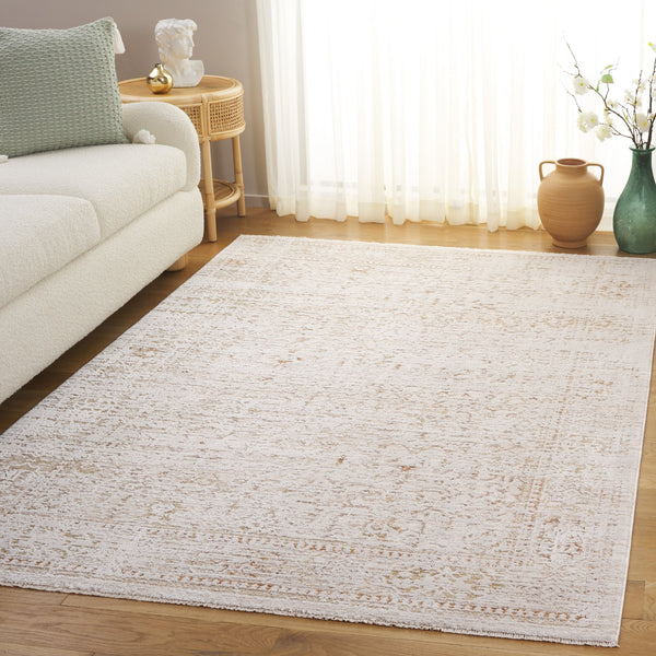 Safavieh Romance Ivory Beige Transitional Runner Rug - Low-Profile 1/4" Pile, Power-Loomed Turkish Durability 2'-0" x 8'-0" ROM314A-28