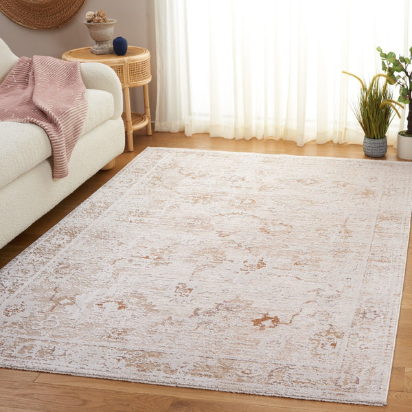 Safavieh Romance Transitional Area Rug - Timeless Elegance For Living Spaces With Vintage Charm & Durability Ivory ,Beige Rust Polyester Pile Rom316a-8