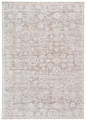 Safavieh Romance Low-Profile Taupe And Ivory Area Rug — Transitional Power-Loomed Turkish Design, Durable Comfort 9'-0" x 12'-0" ROM318E-9