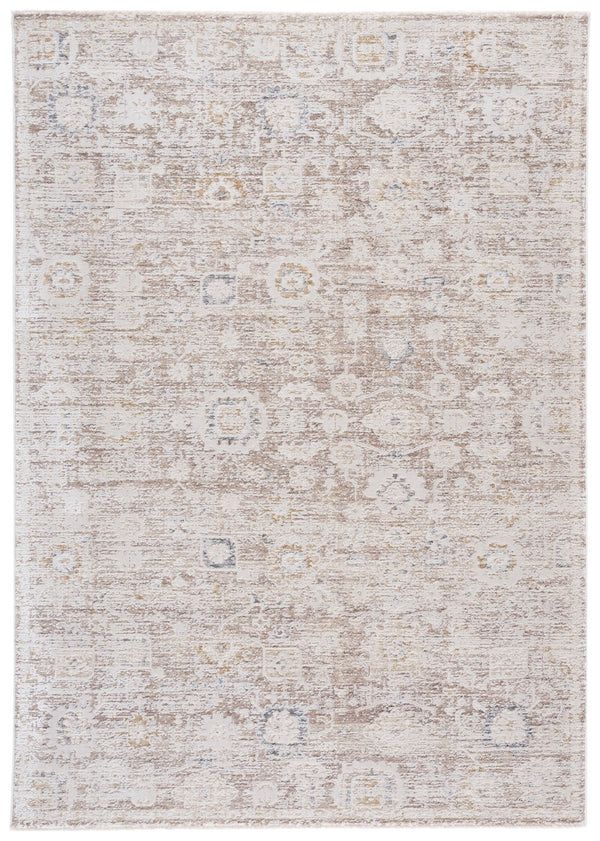Safavieh Romance Turkish Taupe & Ivory Runner Rug — Modern Pattern-Free Design, Soft Polyester Pile For Hallways 2'-0" x 8'-0" ROM318E-28