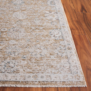Safavieh Romance Runner In Beige And Ivory Tones, Low-Profile Durable Pile, Transitional Elegance For Halls 2'-0" x 8'-0" ROM320B-28