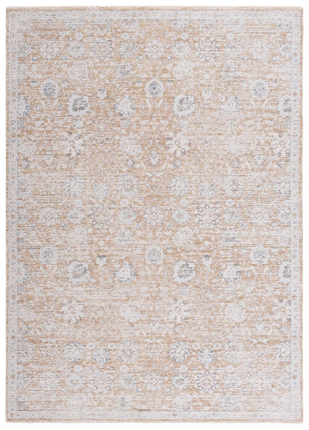 Safavieh Romance Transitional Beige Ivory Area Rug — Power Loomed Turkish Craft, Soft Polyester Pile, Durable Elegance 9'-0" x 12'-0" ROM320B-9