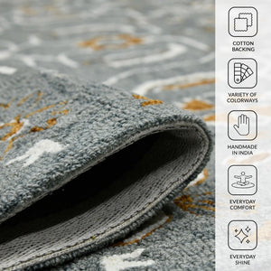 Amer Rugs Romania Hand-hooked Floral Area Rug In Luxurious Wool, Perfect For Stylish Home Décor And Comfort Orange,Gray Wool Rom50203