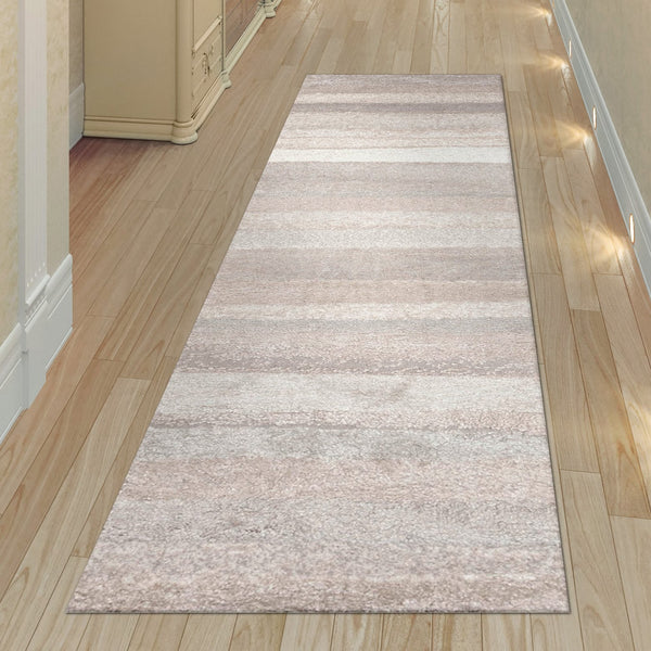 Trans Ocean Liora Manne Fiord Stripe Indoor Area Rug - Durable Transitional Design With Warm Earth Tones Natural Polyester Fidr8632412