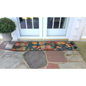 Trans Ocean Liora Manne Marina Fall In Love Area Rug - Vibrant Botanical Design For Indoor & Outdoor Spaces Multi Polypropylene,Polyester Mnar8808344