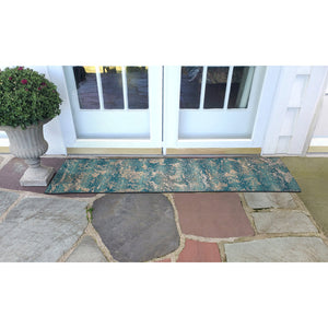 Trans Ocean Liora Manne Marina Stormy Indoor/Outdoor Area Rug - Coastal Graphic Design For Modern Spaces Blue Polypropylene,Polyester Mnar8810003