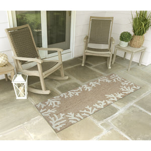Trans Ocean Liora Manne Capri Coastal Indoor/Outdoor Area Rug - Vibrant Tropical Design For Any Space Natural Polyester,Acrylic Capr5162012