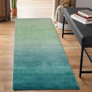 Trans Ocean Liora Manne Arca Ombre Indoor Wool Area Rug - Stylish Contemporary Accent For Elegant Spaces Blue Wool Acar8920604