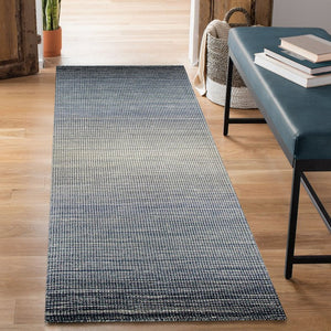 Trans Ocean Liora Manne Aruba Ombre Indoor Hand Woven Wool Area Rug - Elegant Transitional Accent For Home Navy Wool Arbr8753533