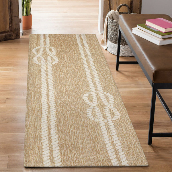 Trans Ocean Liora Manne Capri Ropes Indoor/Outdoor Area Rug - Nautical Stripe Design For Stylish Spaces Natural Polyester,Acrylic Capr5163612