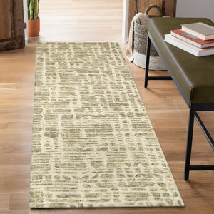 Trans Ocean Liora Manne Savannah Grid Indoor Area Rug - Chic Hand-tufted Wool Design For Modern Living Spaces Sage Wool Pile Svhr8951216