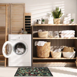 Trans Ocean Liora Manne Esencia Holly Field Indoor/Outdoor Mat - Vibrant Botanical Design For Any Space Green Polypropylene,Polyester Ecn34965006