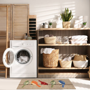 Trans Ocean Liora Manne Frontporch Birds Indoor/Outdoor Area Rug - Beautifully Crafted For Transitional Spaces Natural Polyester,Acrylic Ftpr5445712