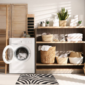 Trans Ocean Liora Manne Visions I Zebra Indoor/Outdoor Handmade Pillow - Stylish Graphic Animal Print Accent Black Polyester Vaf23304348