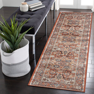 Trans Ocean Liora Manne Ariana Heriz Indoor Area Rug - Elegant Traditional Floral Design For Stylish Spaces Rust Polypropylene Arnr8922217