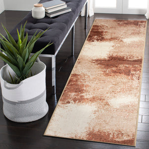 Trans Ocean Liora Manne Ariana Mystic Indoor Area Rug - Contemporary Abstract Design For Modern Spaces Rust Polypropylene Arnr8923517