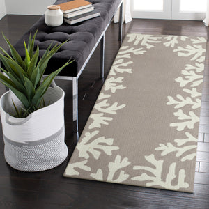 Trans Ocean Liora Manne Capri Coastal Indoor/Outdoor Area Rug - Vibrant Tropical Design For Any Space Silver Polyester,Acrylic Capr5162047