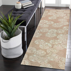 Trans Ocean Liora Handmade Coastal Area Rug - Durable Synthetic Blend With Beach-inspired Design For Any Space Natural Polyester,Acrylic Capr5175612