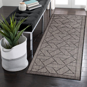 Trans Ocean Liora Manne Carmel Pyramid Indoor/Outdoor Area Rug - Contemporary Geometric Design For Stylish Spaces Black Polypropylene,Polyester Crer5849648