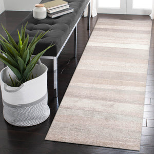 Trans Ocean Liora Manne Fiord Stripe Indoor Area Rug - Durable Transitional Design With Warm Earth Tones Natural Polyester Fidr8632412