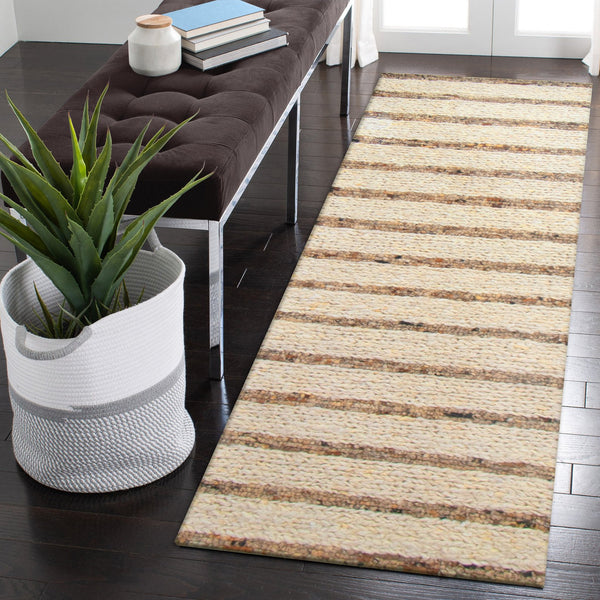 Trans Ocean Liora Manne Lhasa Stripe Indoor Area Rug - Hand Woven Wool For Cozy Cabin Style And Versatile Decor Natural Wool,Cotton Lahr8888312