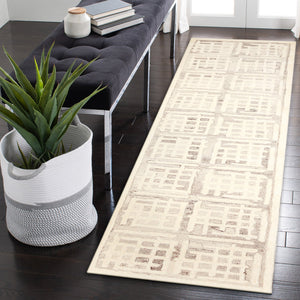 Trans Ocean Liora Manne Madison Indoor Area Rug - Hand-tufted Wool, Stylish Geometric Design, 2' X 7'6" Natural Wool Mair8956112