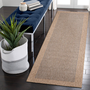 Trans Ocean Liora Manne Sahara Texture Border Indoor/Outdoor Area Rug - Elegant, Versatile Design For Any Space Navy Polypropylene,Polyester Sahr8719033