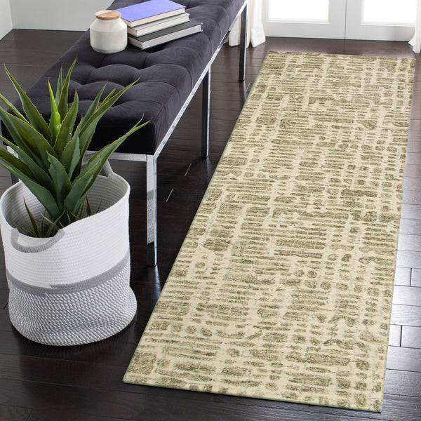 Trans Ocean Liora Manne Savannah Grid Indoor Area Rug - Chic Hand-tufted Wool Design For Modern Living Spaces Sage Wool Pile Svhr8951216