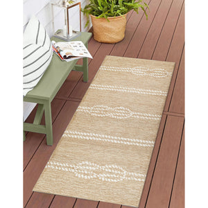 Trans Ocean Liora Manne Capri Ropes Indoor/Outdoor Area Rug - Nautical Stripe Design For Stylish Spaces Natural Polyester,Acrylic Capr5163612