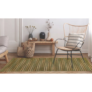 Trans Ocean Liora Manne Marina Stripes Area Rug - Stylish Indoor/Outdoor Geometric Design For Every Space Green Polypropylene,Polyester Mna58805206