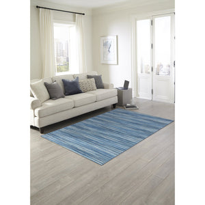Trans Ocean Liora Manne Marina Stripes Area Rug - Stylish Indoor/Outdoor Geometric Design For Every Space Blue Polypropylene,Polyester Mna58805203