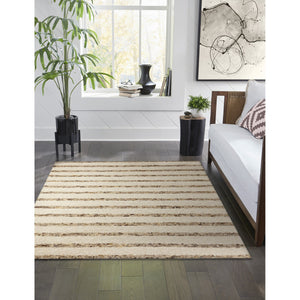 Trans Ocean Liora Manne Lhasa Stripe Indoor Area Rug - Hand Woven Wool For Cozy Cabin Style And Versatile Decor Natural Wool,Cotton Lah57888312