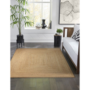 Trans Ocean Liora Manne Tulum Hand Woven Jute Area Rug - Stylish, Durable, And Versatile For Any Space Natural Jute Tml80103112