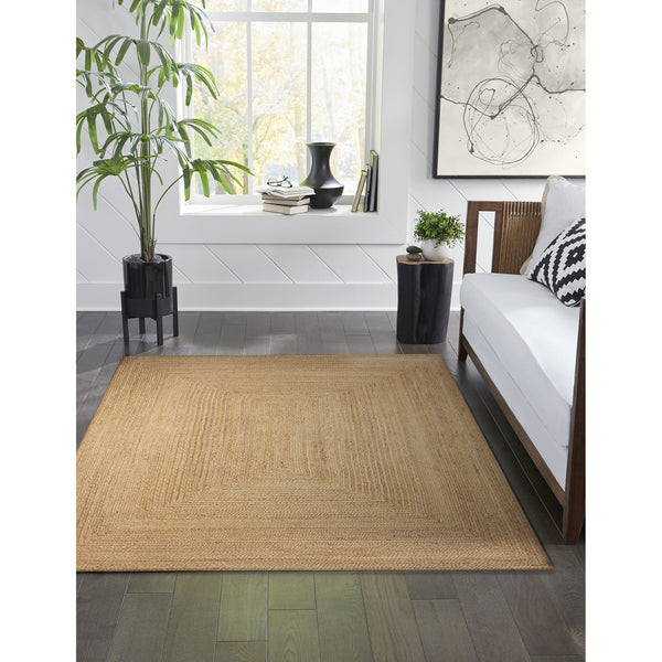 Trans Ocean Liora Manne Tulum Hand Woven Jute Area Rug - Stylish, Durable, And Versatile For Any Space Natural Jute Tml80103112