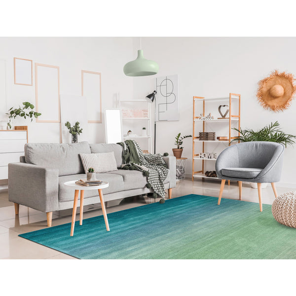 Trans Ocean Liora Manne Arca Ombre Indoor Wool Area Rug - Stylish Contemporary Accent For Elegant Spaces Blue Wool Aca46920604