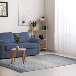 Trans Ocean Liora Manne Aruba Ombre Indoor Hand Woven Wool Area Rug - Elegant Transitional Accent For Home Navy Wool Arb46753533