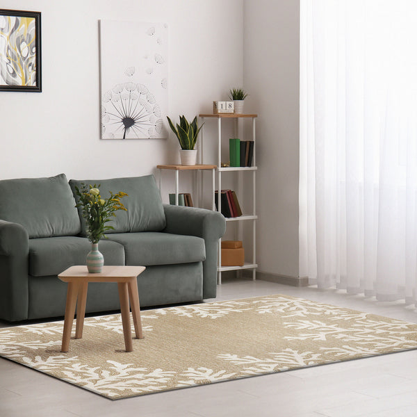 Trans Ocean Liora Manne Capri Coastal Indoor/Outdoor Area Rug - Vibrant Tropical Design For Any Space Natural Polyester,Acrylic Cap23162012