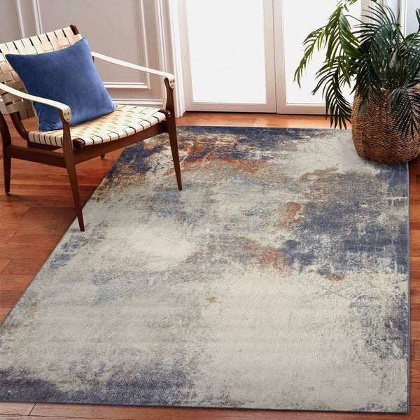 Trans Ocean Liora Manne Ariana Mystic Indoor Area Rug - Contemporary Abstract Design For Modern Spaces Blue Polypropylene Arn45923503