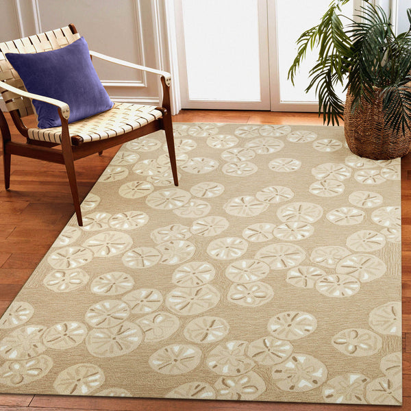 Trans Ocean Liora Handmade Coastal Area Rug - Durable Synthetic Blend With Beach-inspired Design For Any Space Natural Polyester,Acrylic Cap57175612